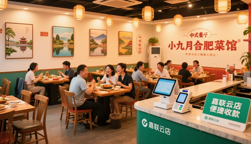 嘉联云店赋能小九月合肥菜馆：传统与科技的美味融合 