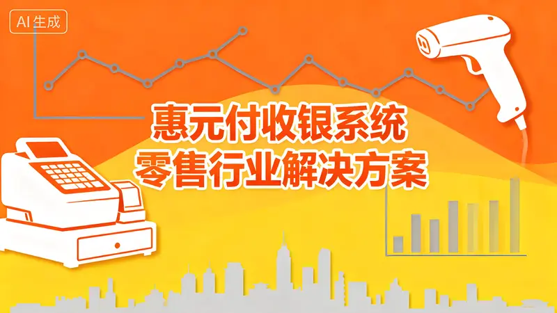 惠元付收银系统：零售行业全场景数字化解决方案