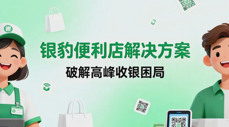 银豹便利店解决方案：快捷键革命，破解高峰收银困局 